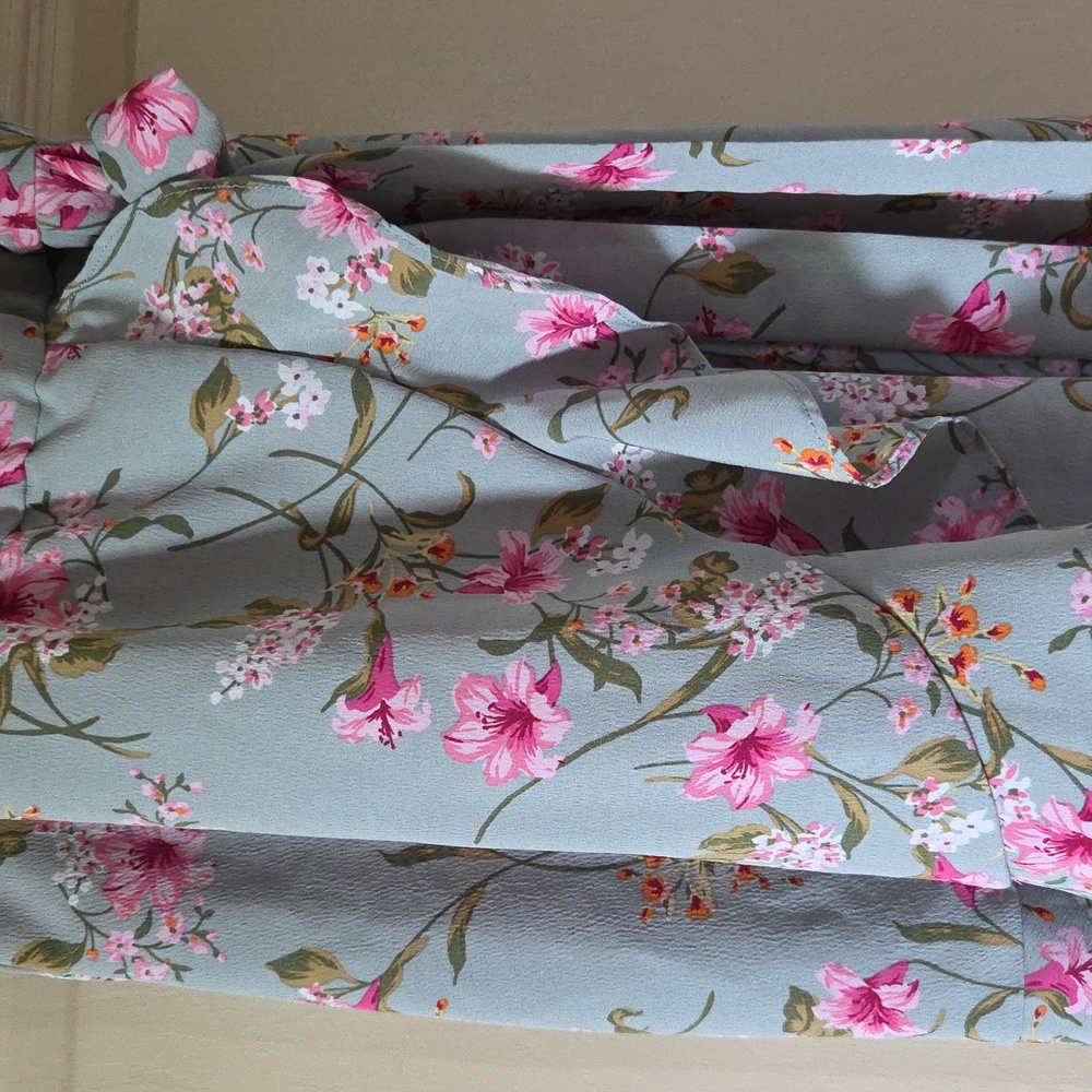 Lily Rose Pink & Green Floral Dress - Picture 5 of 5